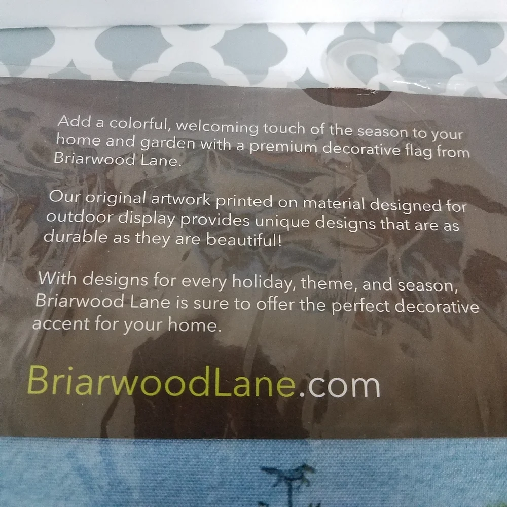 Briarwood Lane Garden Flag Nwt 12.5 x 18